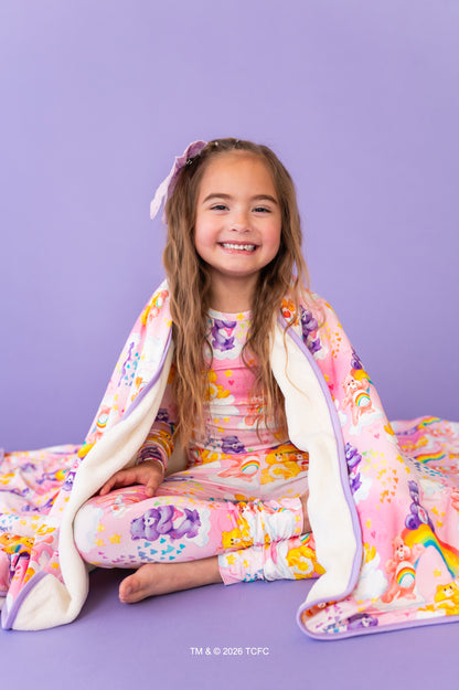 Care Bears™ Classic Rainbows Plush Blanket