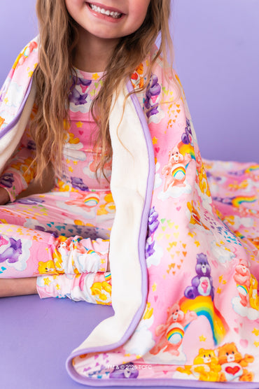 Care Bears™ Classic Rainbows Plush Blanket