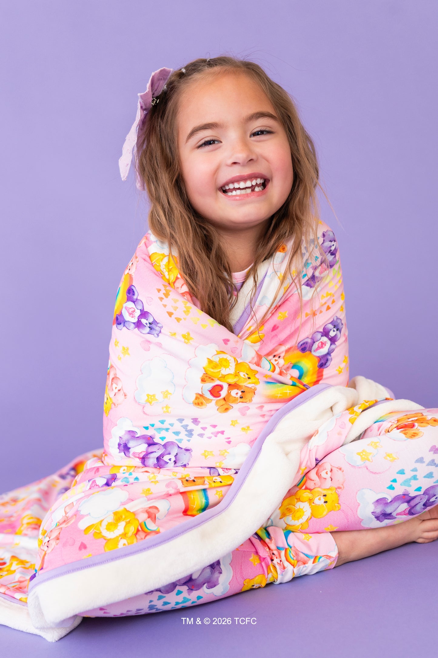 Care Bears™ Classic Rainbows Plush Blanket