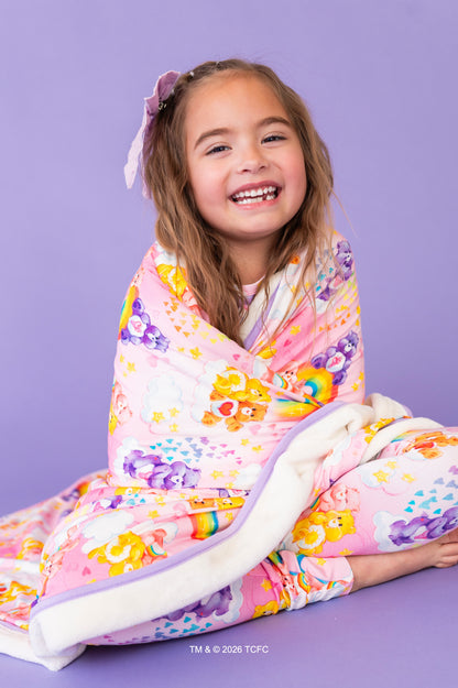 Care Bears™ Classic Rainbows Plush Blanket