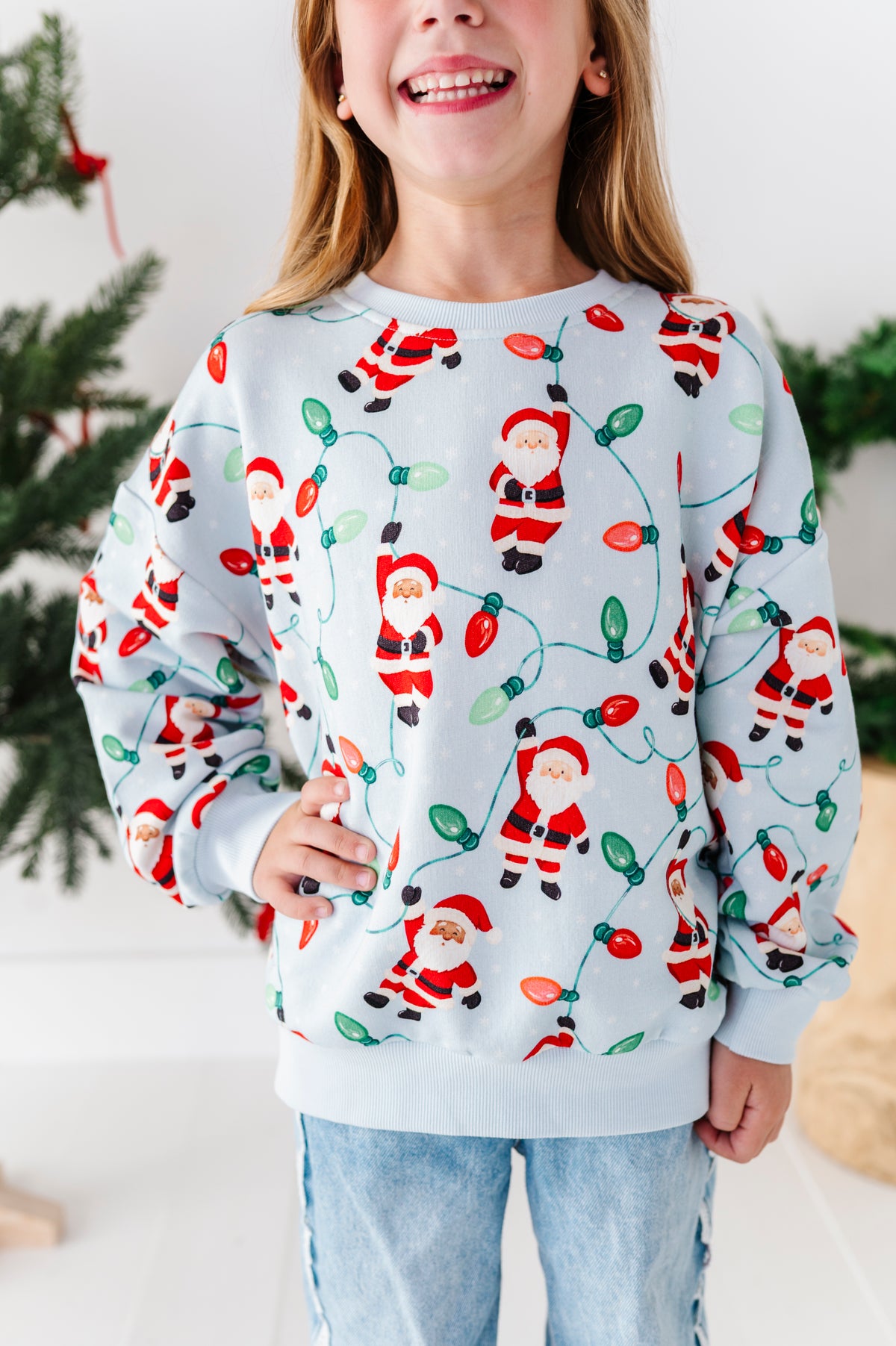 Hangin' with Santa Crewneck Sweatshirt