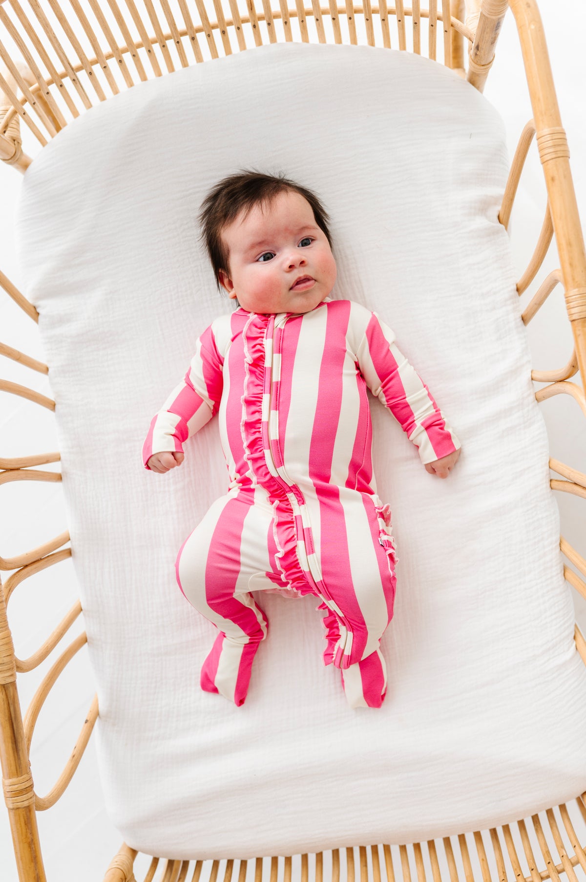 Sundae Stripes Ruffle Convertible Romper