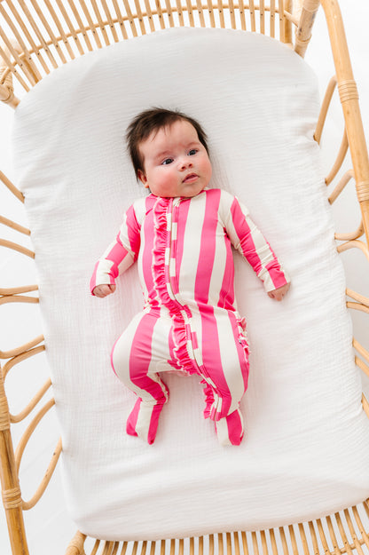 Sundae Stripes Ruffle Convertible Romper
