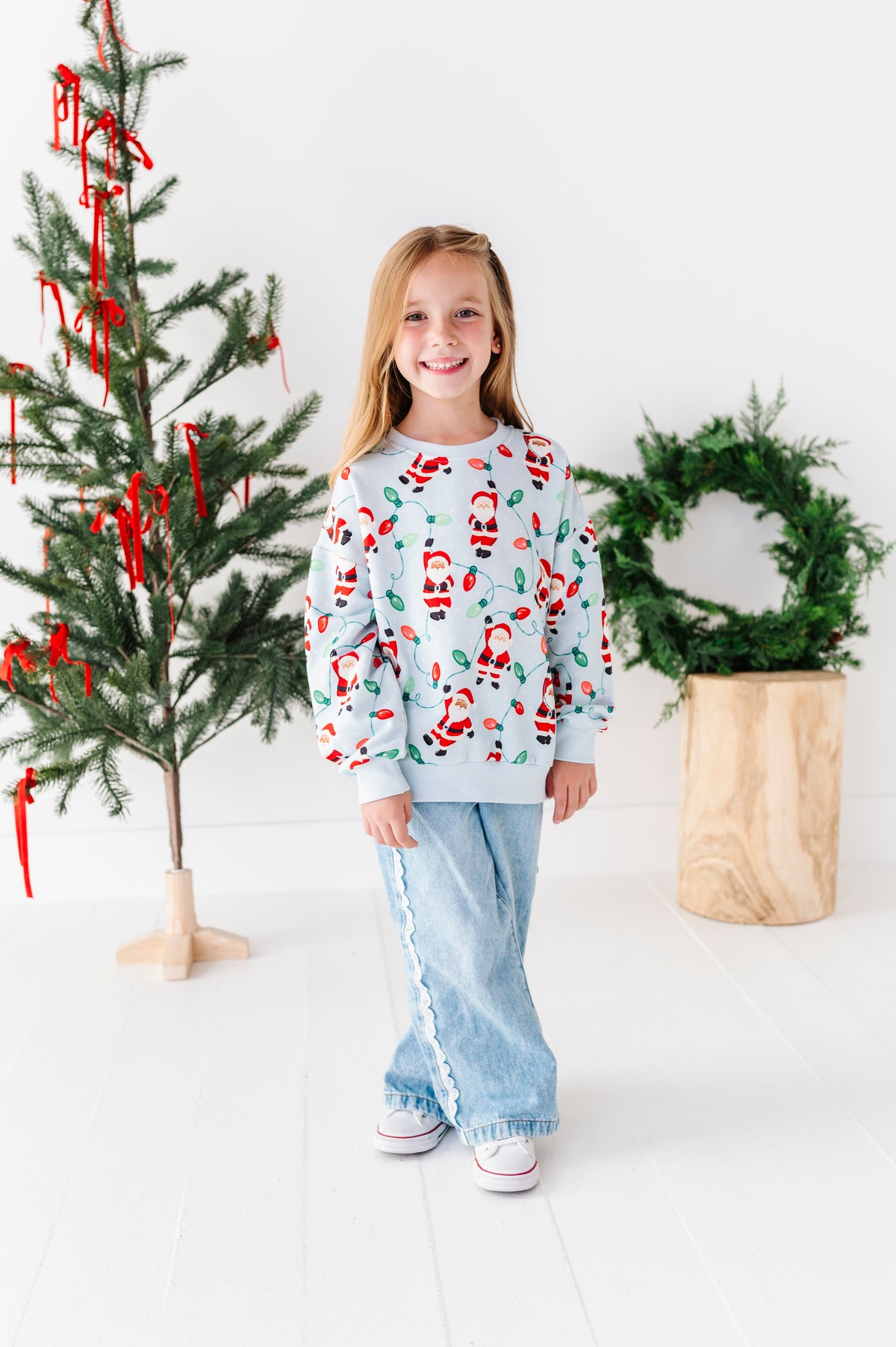 Hangin' with Santa Crewneck Sweatshirt