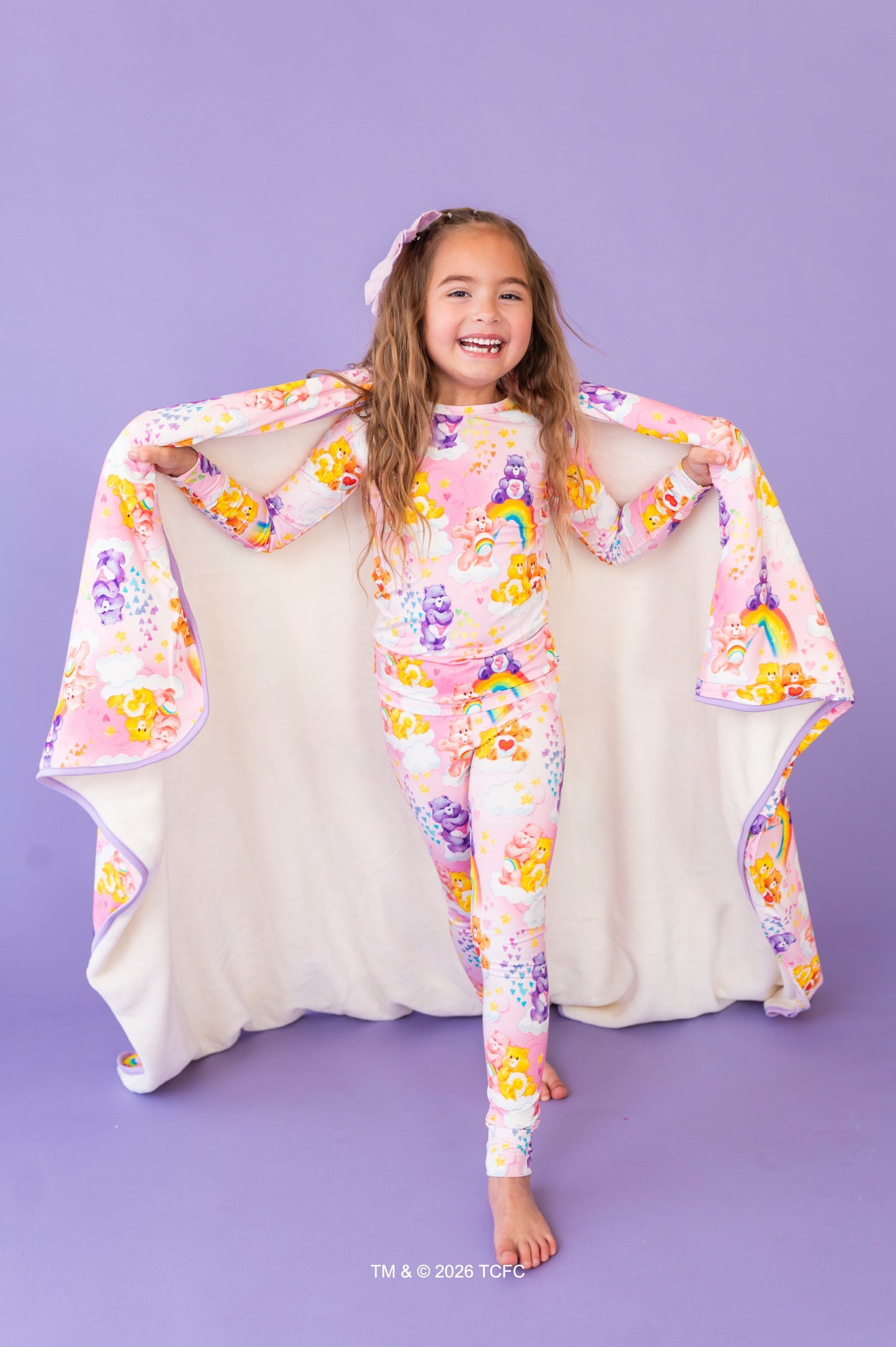 Care Bears™ Classic Rainbows Plush Blanket