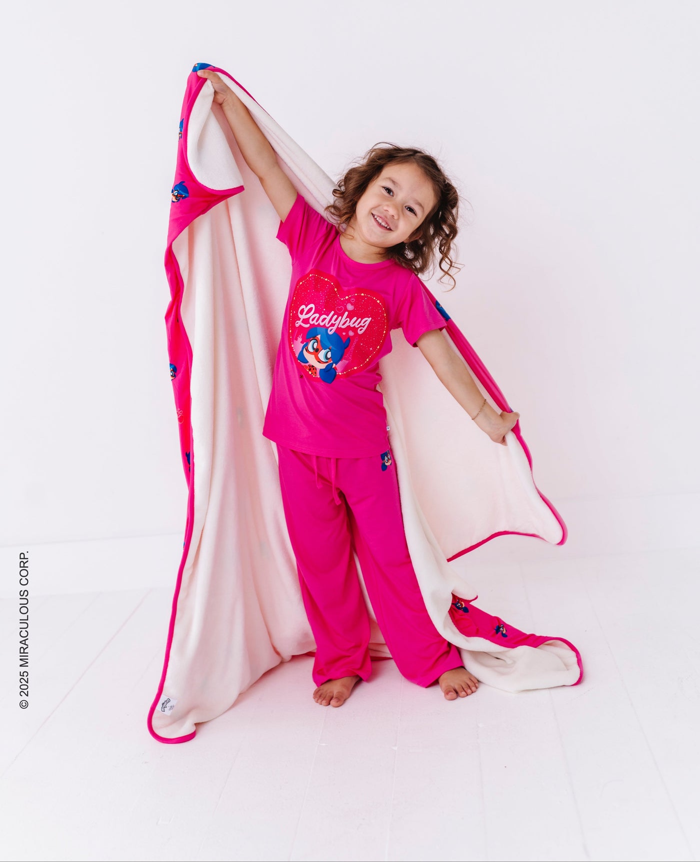 Miraculous™ Chibi Plush Blanket : Ladybug - SHIPS WITHIN 2 WEEKS