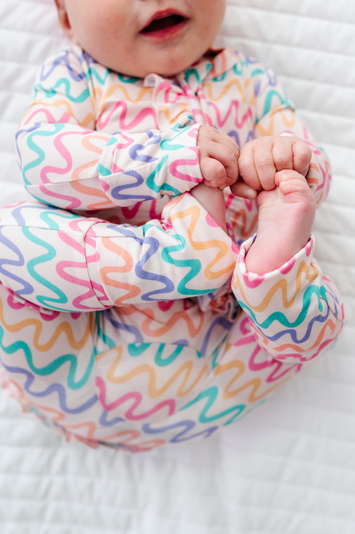 Squiggles Ruffle Convertible Romper