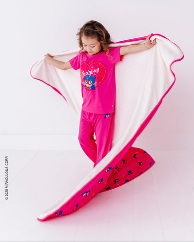 Miraculous™ Chibi Plush Blanket : Ladybug - SHIPS WITHIN 2 WEEKS