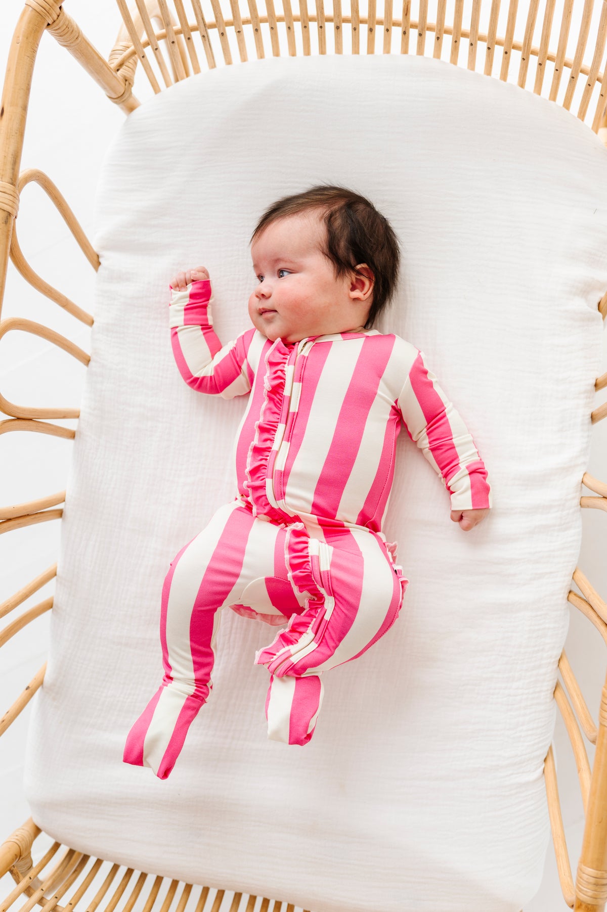 Sundae Stripes Ruffle Convertible Romper