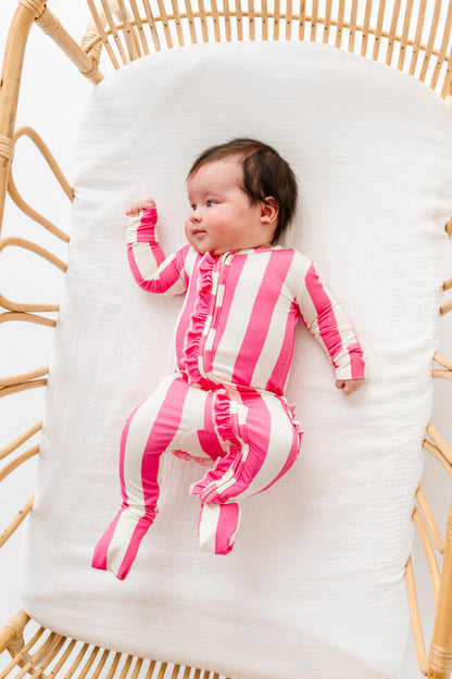 Sundae Stripes Ruffle Convertible Romper