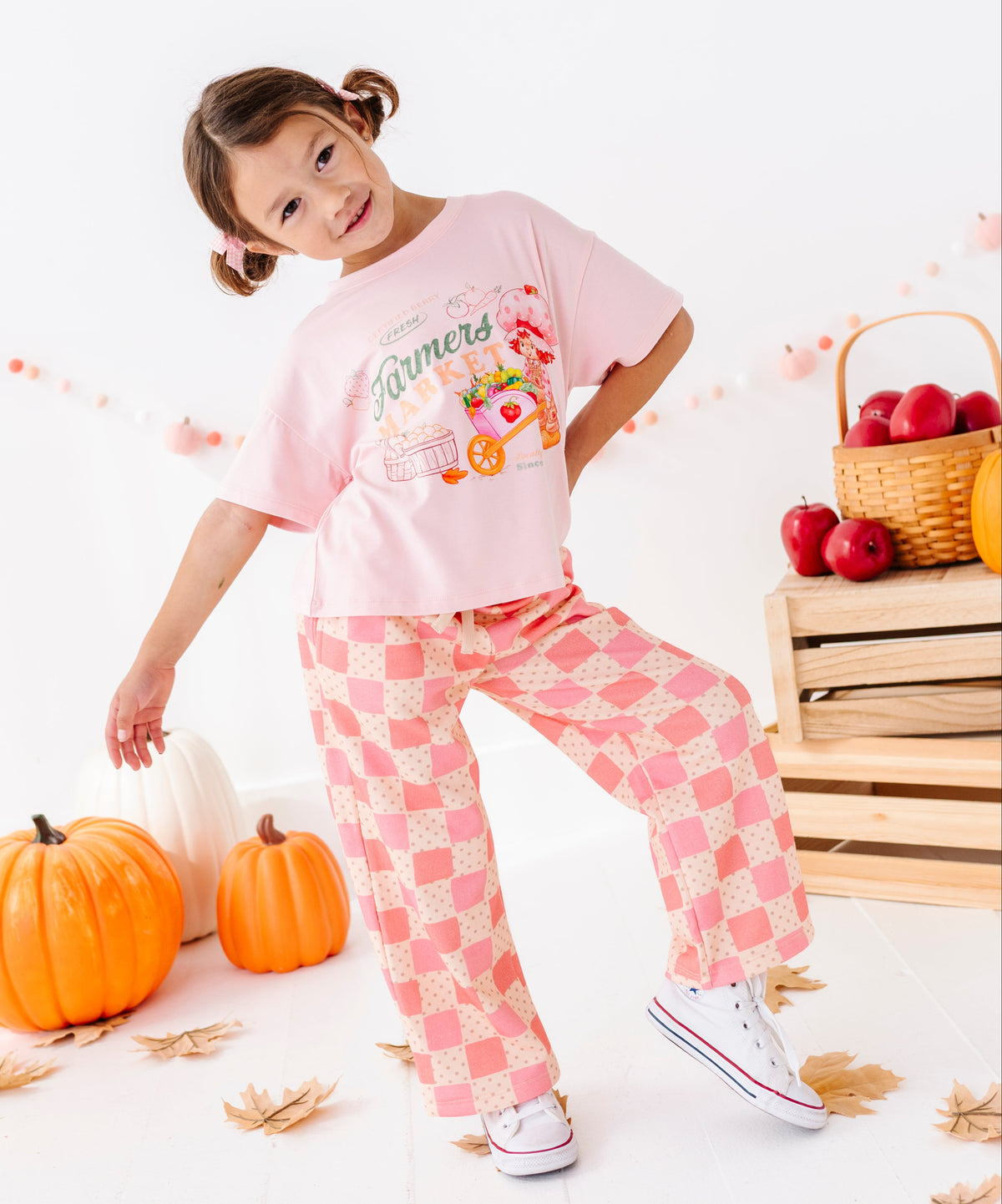 Berry Patch Check Sweatpants