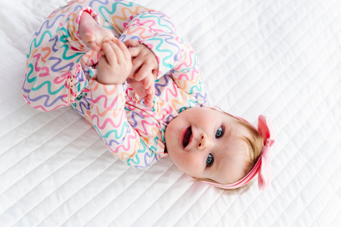 Squiggles Ruffle Convertible Romper