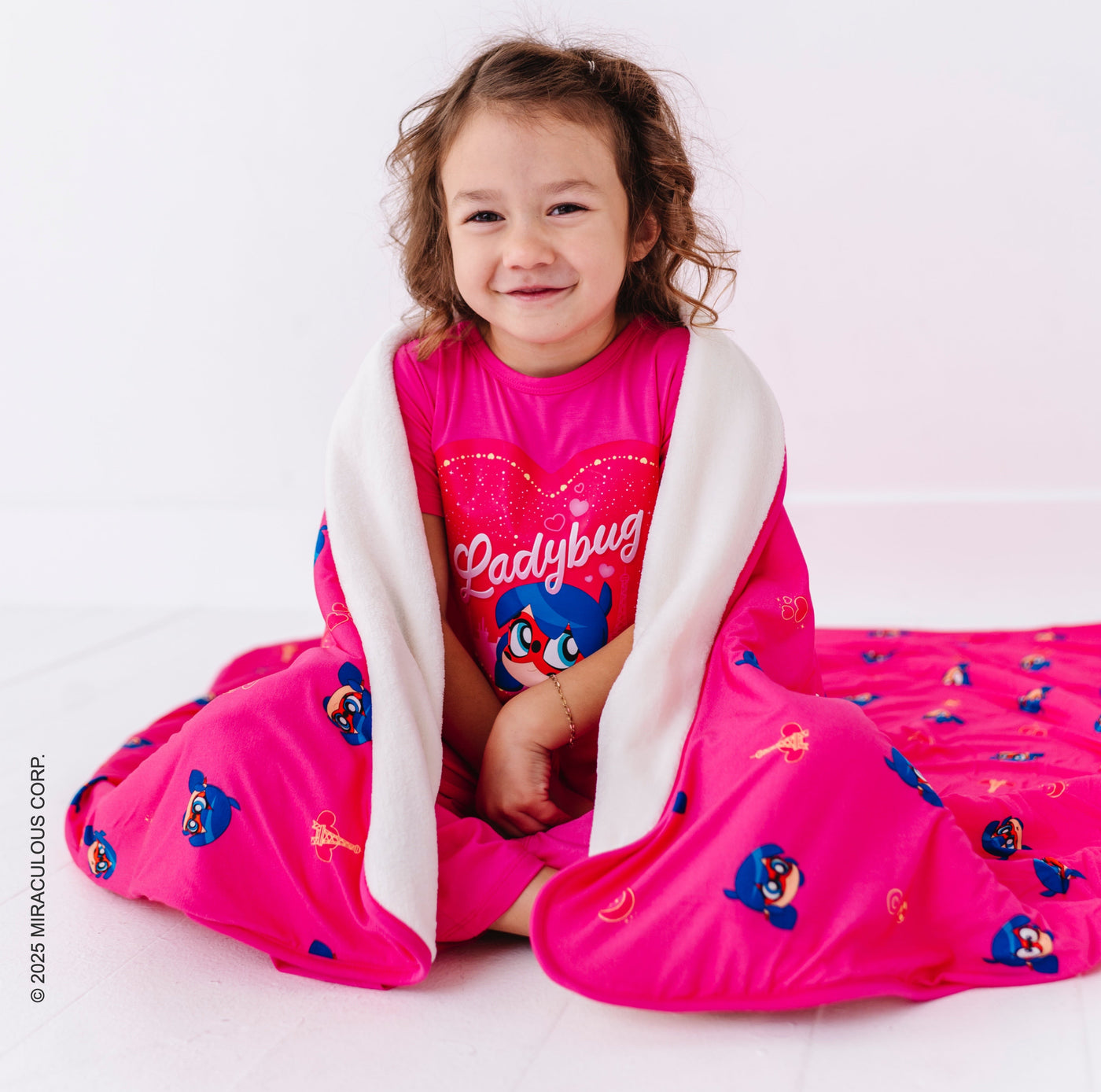 Miraculous™ Chibi Plush Blanket : Ladybug - SHIPS WITHIN 2 WEEKS