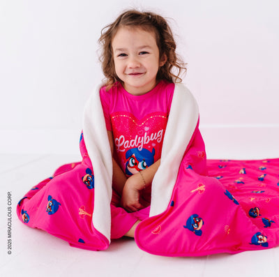 Miraculous™ Chibi Plush Blanket : Ladybug - SHIPS WITHIN 2 WEEKS