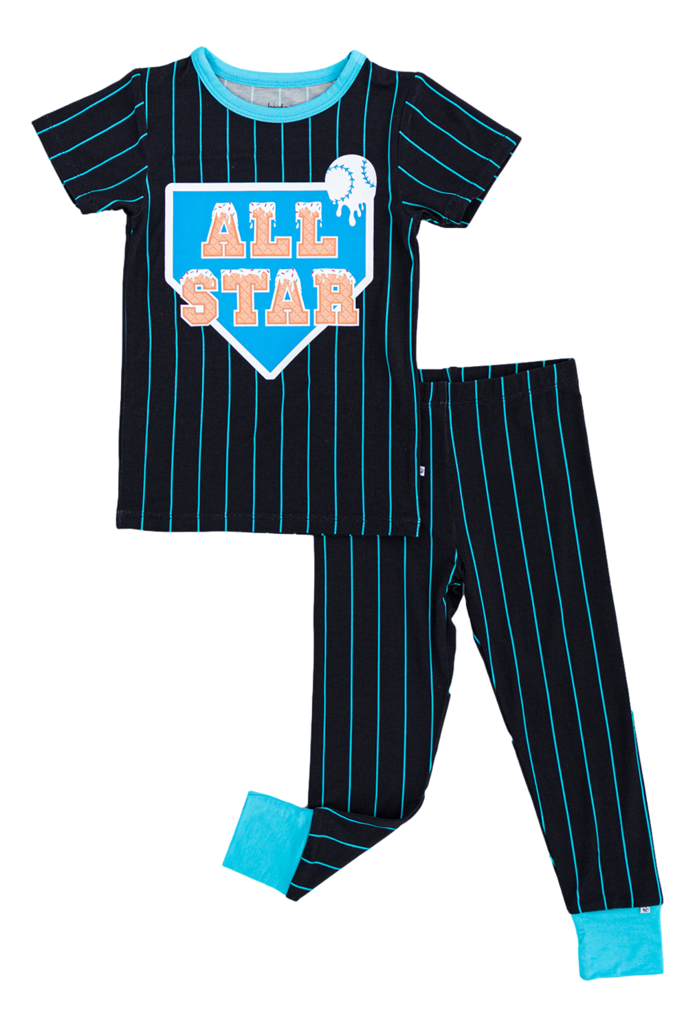 All-Star Pinstripes 2-Piece Pajamas