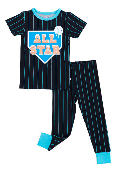 All-Star Pinstripes 2-Piece Pajamas