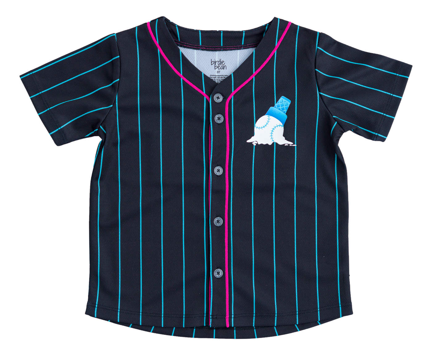 Sundae Sluggers Baseball Jersey - ICE/PINK