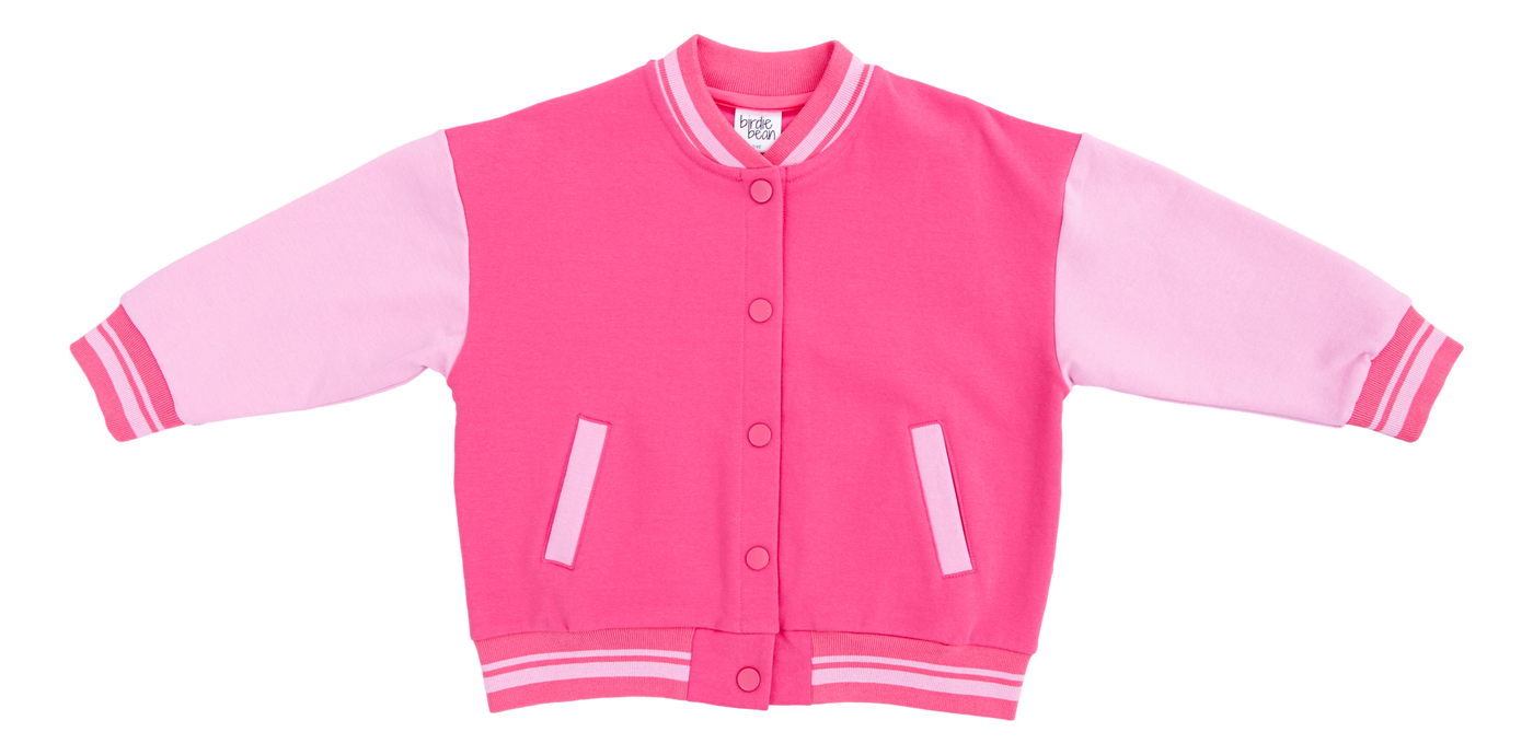 Pink Varsity Jacket