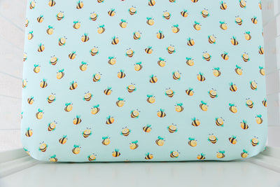 Bumble Bee Crib Sheet