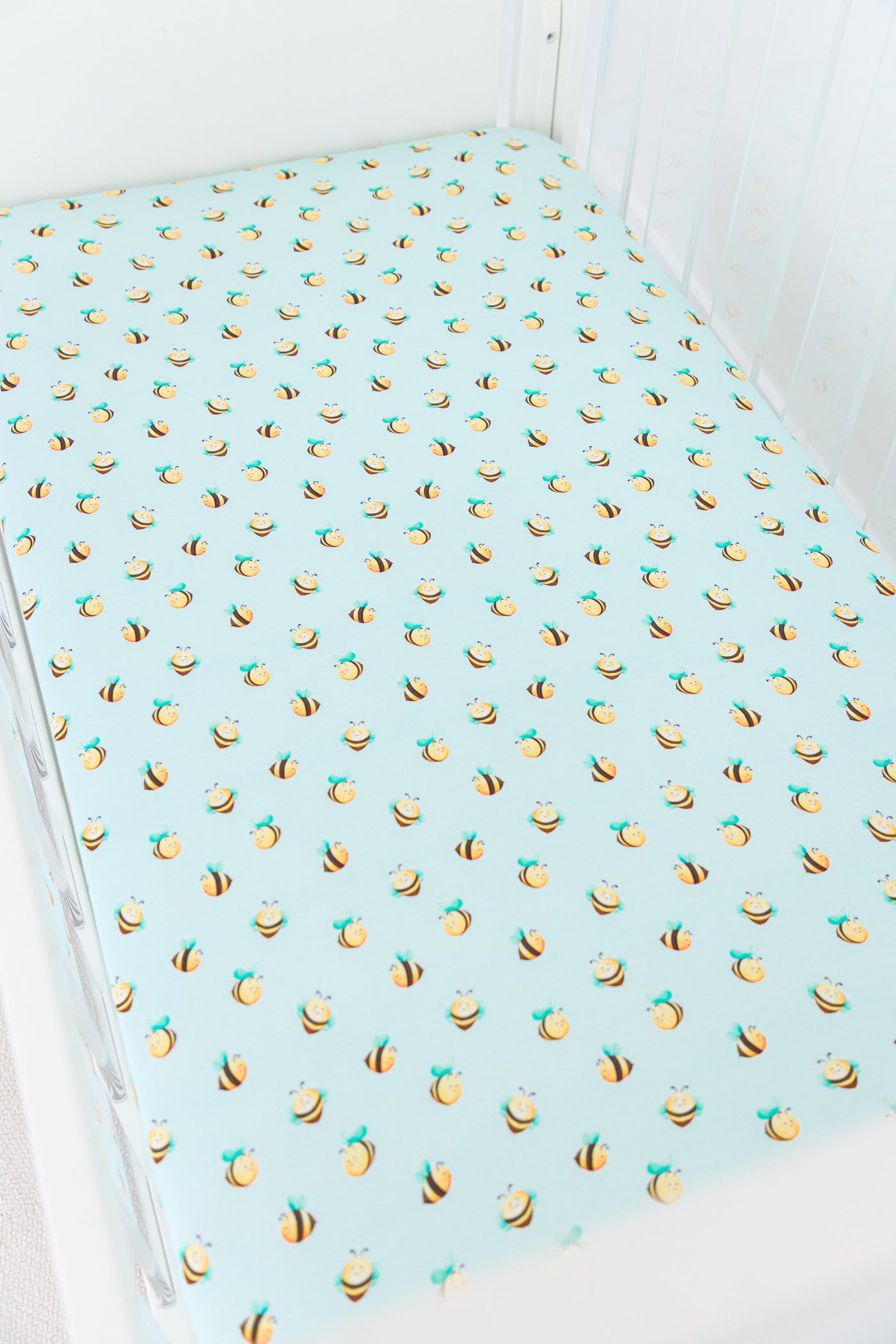 Bumble Bee Crib Sheet