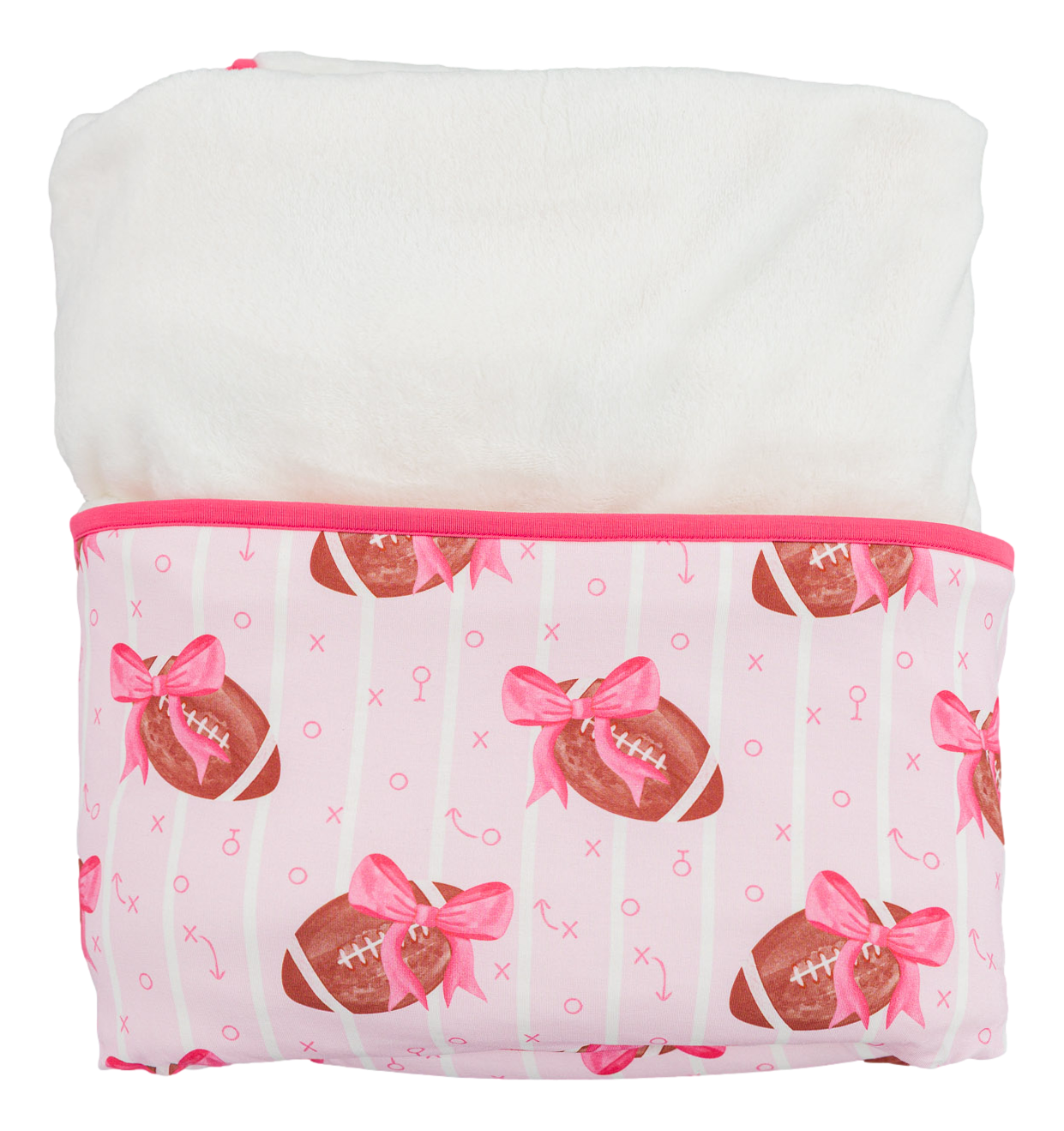 Blitz And Bows Plush Toddler Blanket