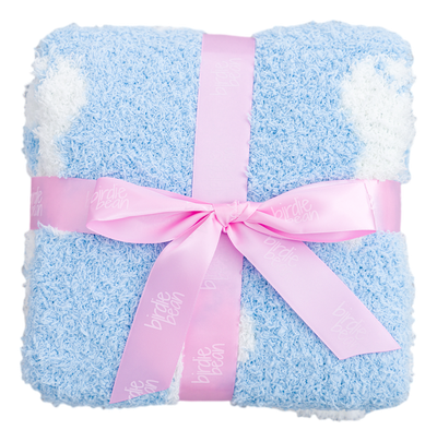 Blue Bunny Microfiber Blanket- STROLLER