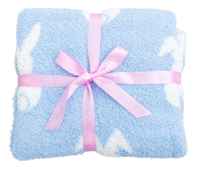 Blue Bunny Microfiber Blanket- TODDLER