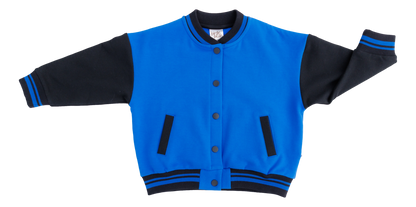 Blue And Black Varsity Jacket