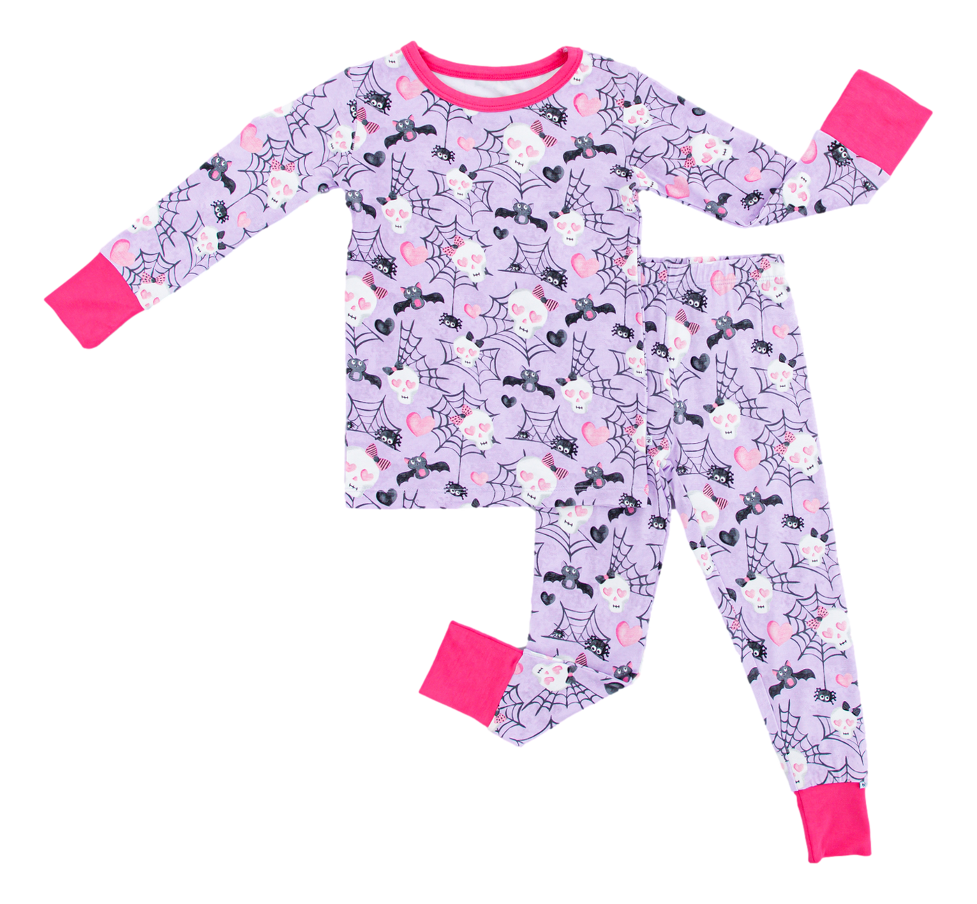 carrie 2-piece glow-in-the-dark pajamas: LONG