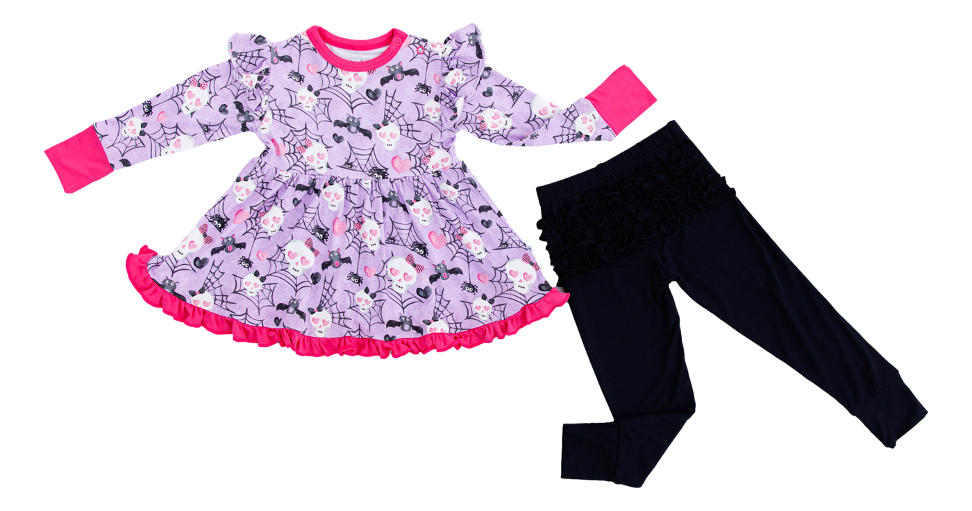 carrie glow-in-the-dark peplum set: INFANT