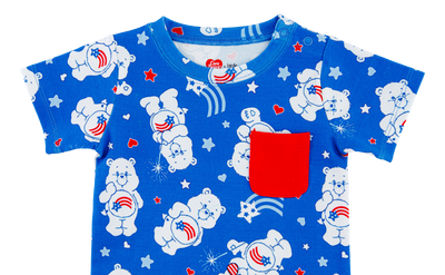 Care Bears™ America Cares bamboo/cotton pocket t-shirt