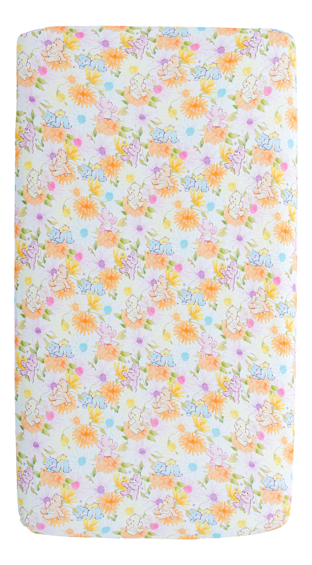Care Bears Baby™ spring flowers crib sheet