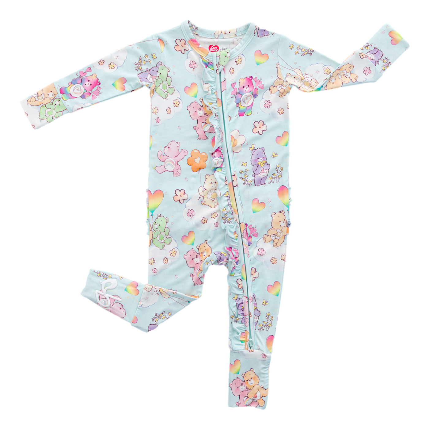 Care Bears Baby™ We Love Flowers Ruffle Convertible Romper