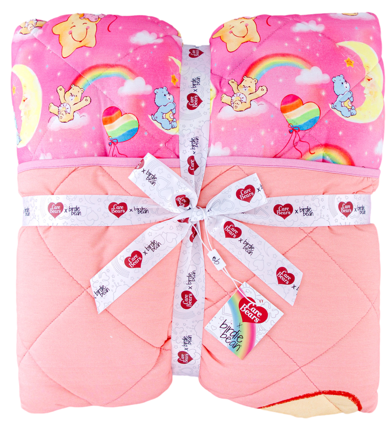 Care Bears Baby™ Pink Stars twin birdie quilt