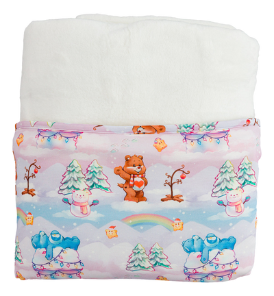 A Care Bears™ Christmas Plush Blanket