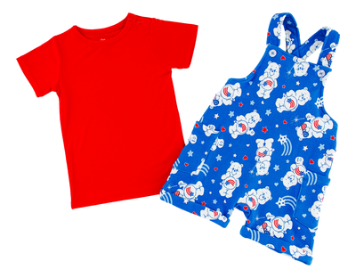 CARE BEARS™ America Cares terry overall set