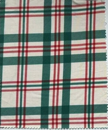 PRE-ORDER: Classic Christmas Plaid Bamboo Gown