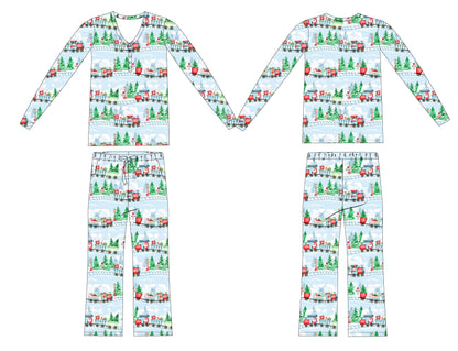 PRE- ORDER: North Pole Express Women's Lounge Set