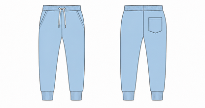 PRE-ORDER: Snowball Blue Jogger Pants