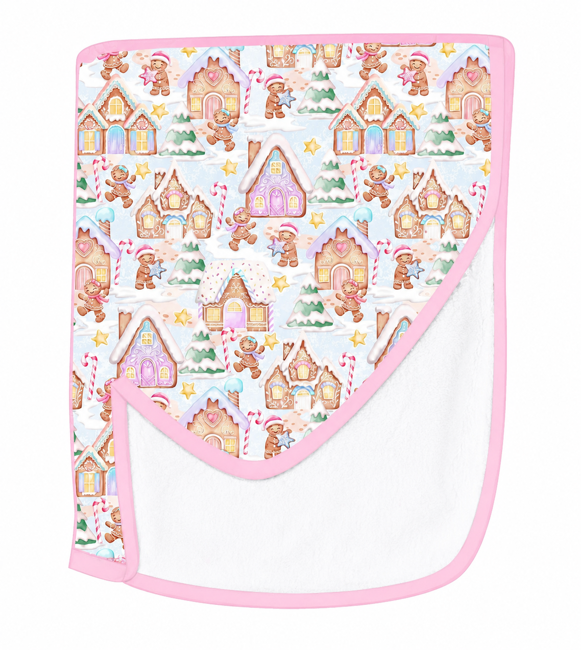 PRE-ORDER: Gingerbread Lane Plush Blanket