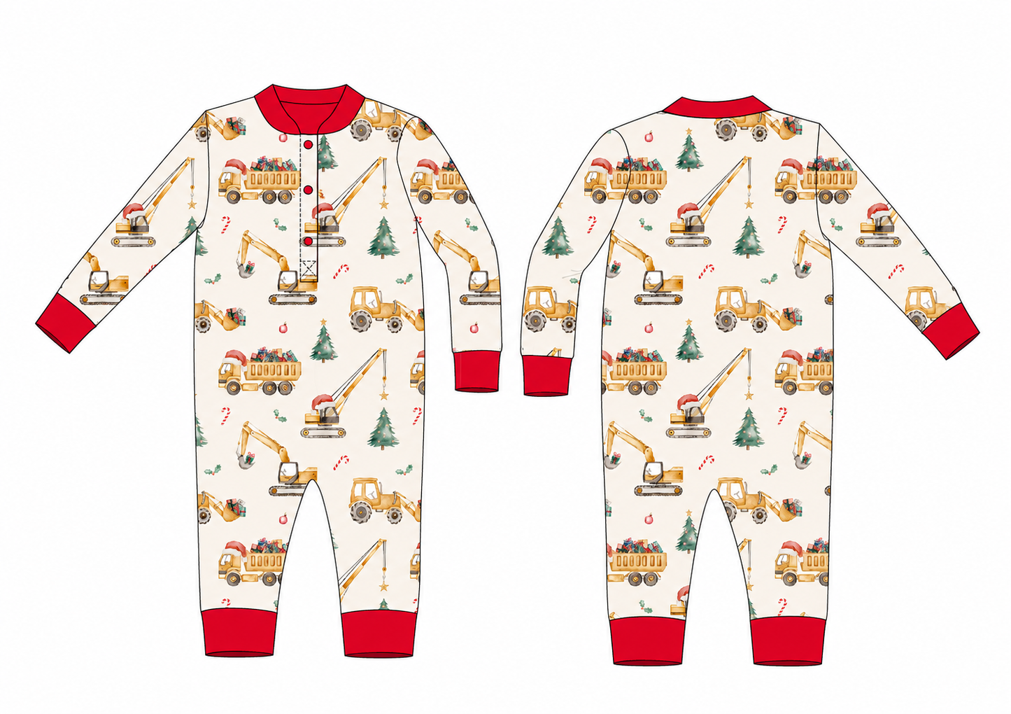 PRE-ORDER: Merry Machinery Doll Romper