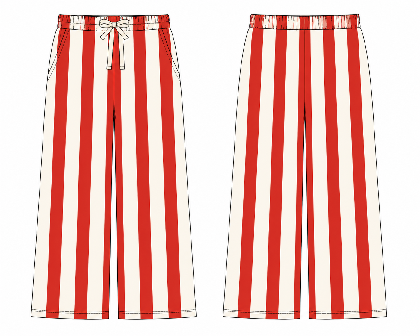 PRE-ORDER: Peppermint Stripes Sweatpants