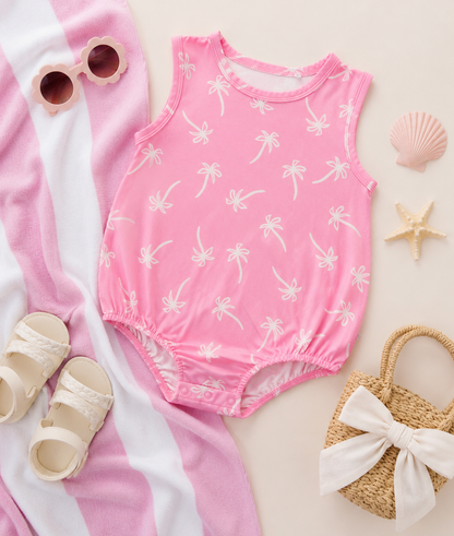 Pink Palms Tank Bubble