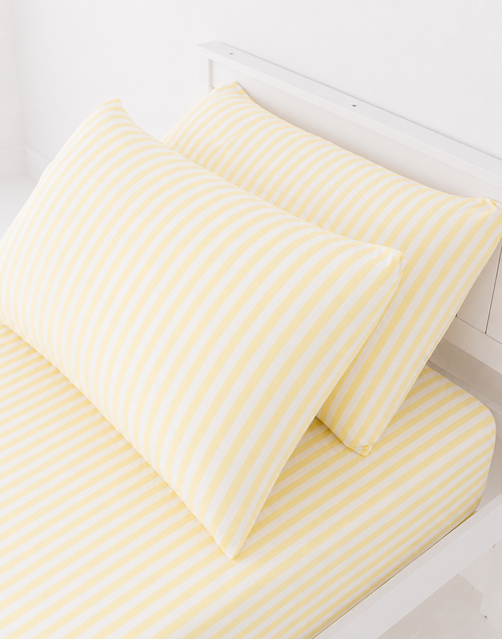 Lemon Stripes Twin Sheet