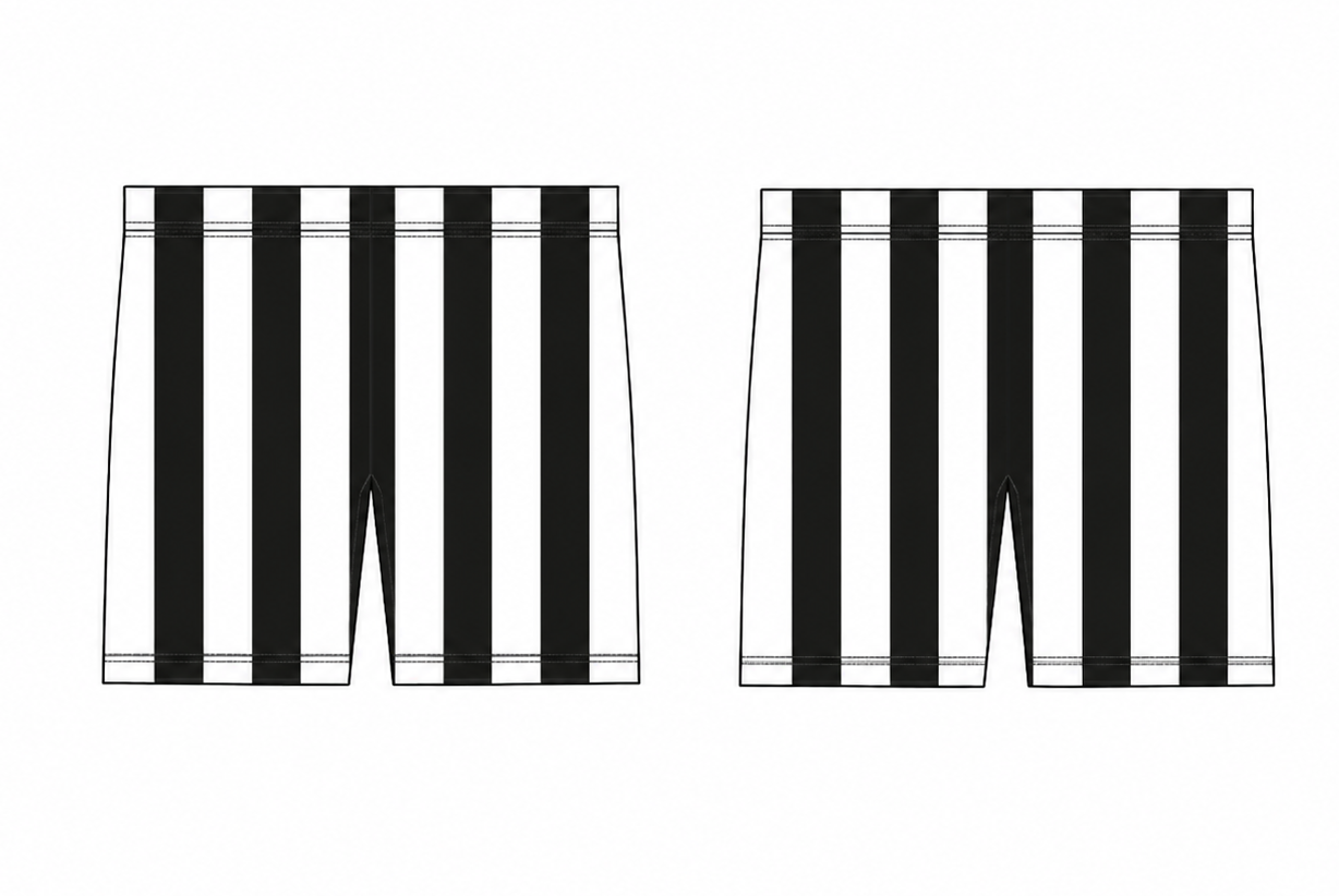 PRE ORDER: Spooky Stripes Biker Shorts