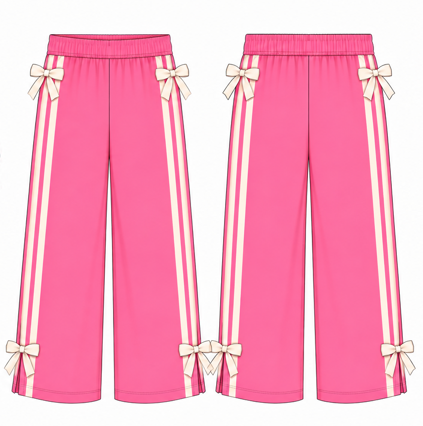 Candy Heart Pink Sweatpants