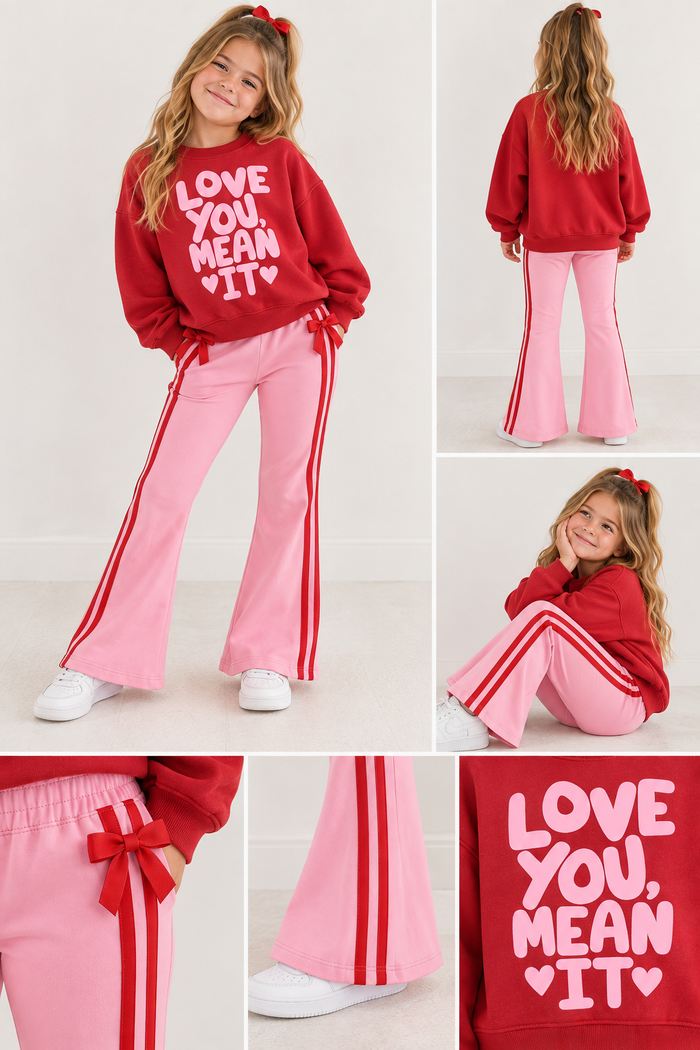 Love You, Mean It Crewneck Sweatshirt