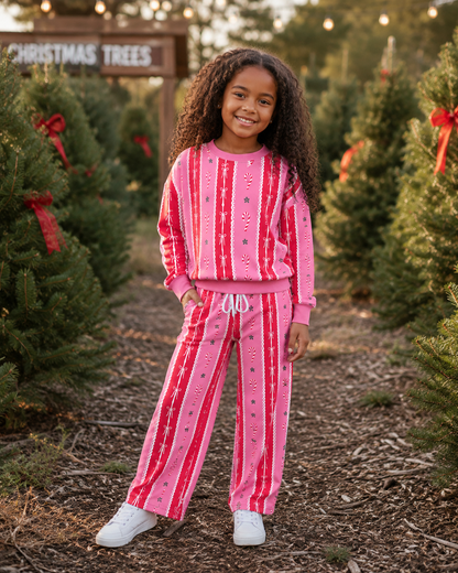 PRE-ORDER: Candy Cane Stripes Sweatpants