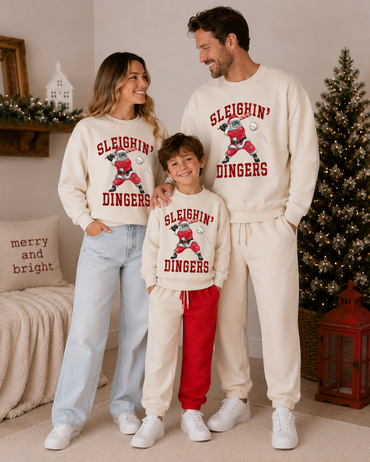 PRE-ORDER: Sleighin' Dingers Crewneck Sweatshirt- ADULT
