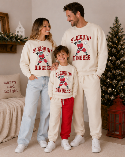PRE-ORDER: Sleighin' Dingers Crewneck Sweatshirt- ADULT